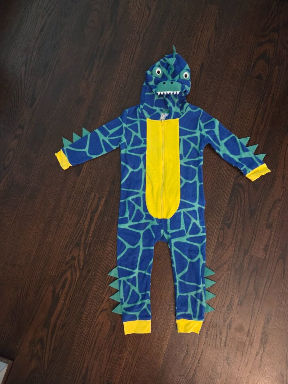 Lily & Dan Children's Halloween Union Suit in size 3T, featuring a tail